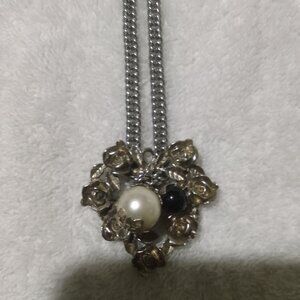 Luxury solid high quality well-design cleverly adjustable necklace with pendant
